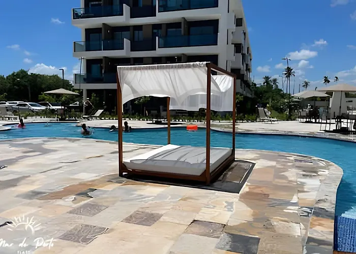 Luxuoso E Aconchegante Flat Em Porto De Galinhas - Makia Beach